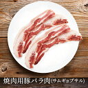 焼肉用豚バラ肉 （サムギョプサル） [400g～2kg] 冷凍 韓国食品 韓国料理 韓国 お取り寄せ 【李朝園】