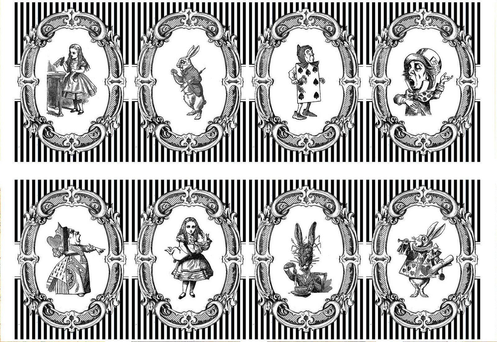 オリジナル 生地 不思議の国のアリス アリス生地 ブロックデザイン ハンドメイド素材 クラフト アップリケ