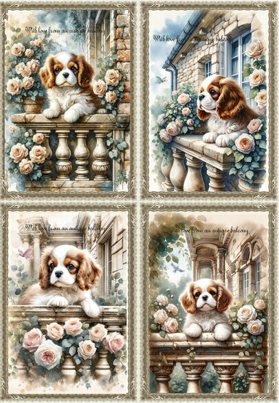 新入荷 オリジナル 生地 犬 ブロックデザイン ハンドメイド素材 クラフト アップリケ キャバリアキング..