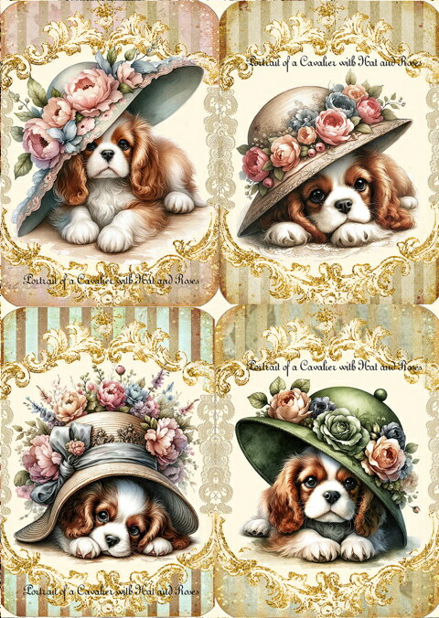 新入荷 オリジナル 生地 犬 ブロックデザイン ハンドメイド素材 クラフト アップリケ キャバリアキング..