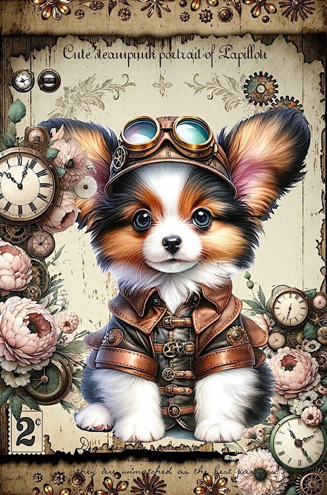 乐天商城 - 新入荷 オリジナル 生地 犬 パピヨン ブロックデザイン ハンドメイド素材 クラフト アップリケ