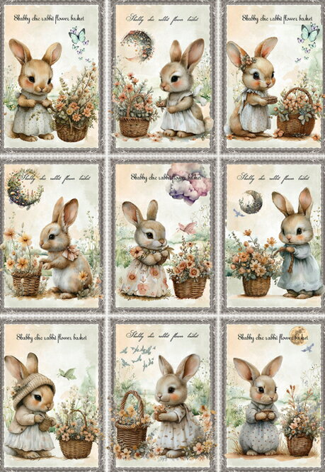 新入荷 生地 うさぎ ウサギ柄 ブロックデザイン ハンドメイド素材 クラフト アップリケ