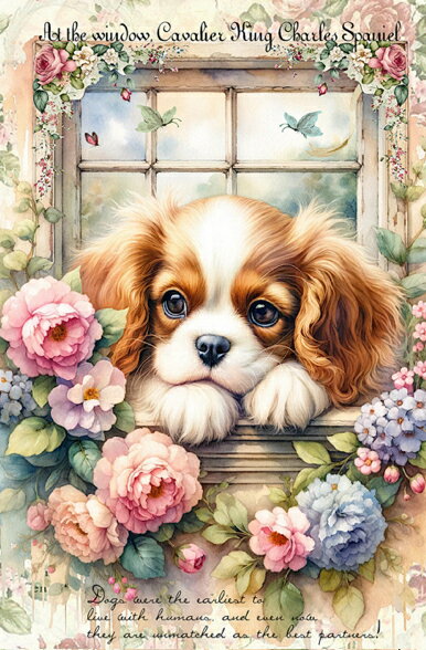 Rakuten - 新入荷 オリジナル 生地 犬 ブロックデザイン ハンドメイド素材 クラフト アップリケ キャバリアキングチャールズスパニエル