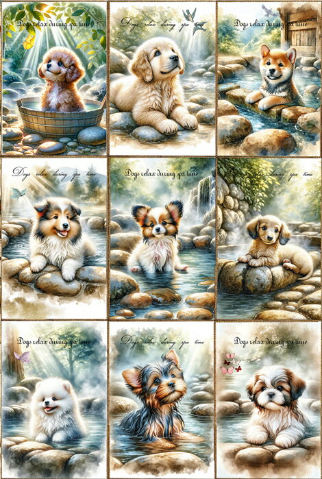 新入荷 オリジナル 生地 犬 パネル生地 ブロックデザイン ハンドメイド素材 クラフト アップリケ