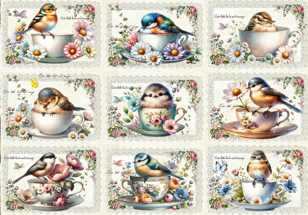 Fabric, Cloths - 新入荷 オリジナル 生地 オカメインコ 鳥 ブロックデザイン ハンドメイド素材 パネル生地
