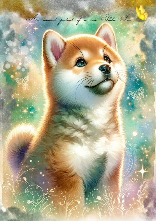 Rakuten - 新入荷 オリジナル 生地 柴犬 ブロックデザイン ハンドメイド素材 パネル生地
