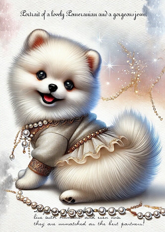 新入荷 オリジナル 生地 ポメラニアン ブロックデザイン ハンドメイド素材 パネル生地