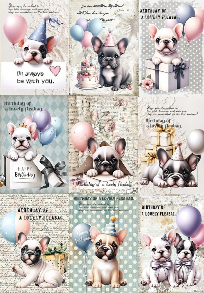 新入荷 生地 フレンチブルドッグ フレブル ブロックデザイン ハンドメイド素材 パネル生地(3.0)