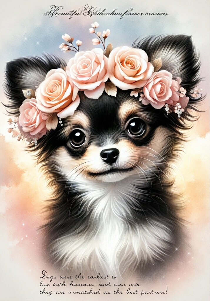 新入荷 オリジナル 生地 犬 チワワ ブロックデザイン ハンドメイド素材 クラフト アップリケ パネル生地