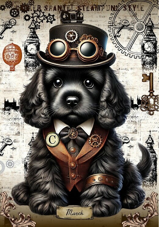 新入荷 オリジナル 生地 犬 ブロックデザイン ハンドメイド素材 クラフト アップリケ パネル生地 コッ..