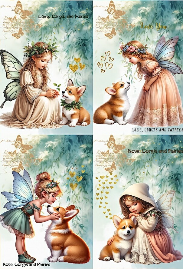 新入荷 オリジナル 生地 犬 コーギー パネル生地 ブロックデザイン ハンドメイド素材 クラフト アップリケ