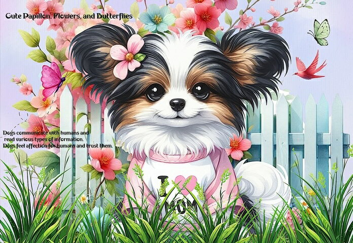 新入荷 オリジナル 生地 犬 パピヨン ブロックデザイン ハンドメイド素材 パネル生地 フクロウ