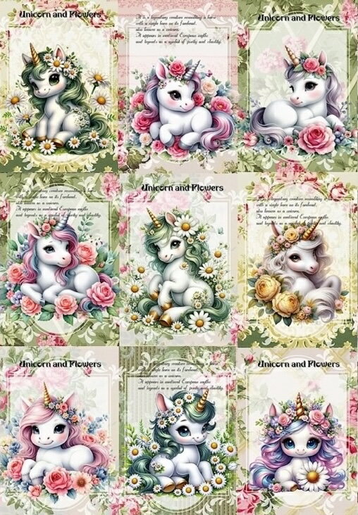 Cotton （Patterned Cloth） - 新入荷 オリジナル 生地 リス 動物 パネル生地 馬 ユニコーン