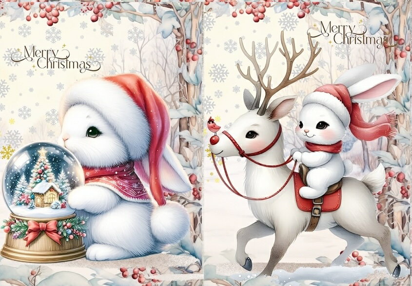 新入荷 生地 うさぎ ウサギ柄 ブロックデザイン ハンドメイド素材 パネル生地 クリスマス