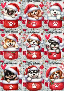 新入荷 パネル生地 犬 シーズー トイプードル パグ サモエド 柴犬 シュナウザー ポメラニアン ハスキー..