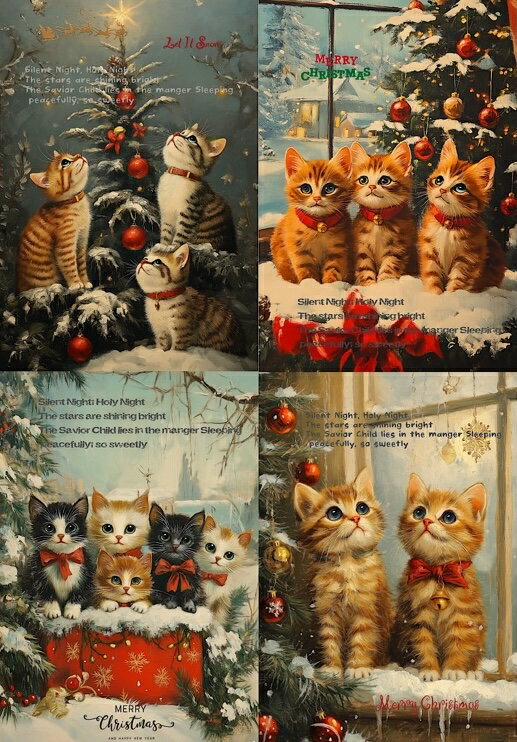 新入荷 生地 ハンドメイド素材 パネル生地 猫 クリスマス 印象的なワンボイントのデザインは主役にも脇役にもなる頼もしい存在です。 小物作成に適したサイズのブロックデザインです。別の布の上に縫い留めたり、貼り付けたりと汎用性のある生地です。モチーフは猫の印象的な ヨーロピアン・スタイルのデザインをプリントしています。素材 綿 100パーセントサイズ A4サイズの生地にプリント 210×297mm 2