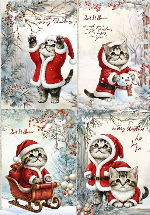 Rakuten - 新入荷 生地 ハンドメイド素材 パネル生地 猫 クリスマス