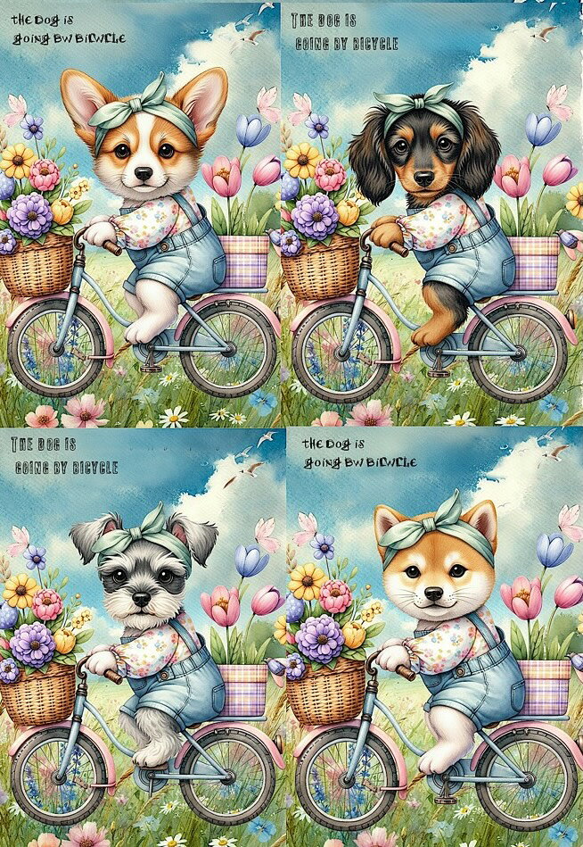 パネル生地 犬 ミニチュアダックスフンド ミニチュアシュナウザー 柴犬 コーギー