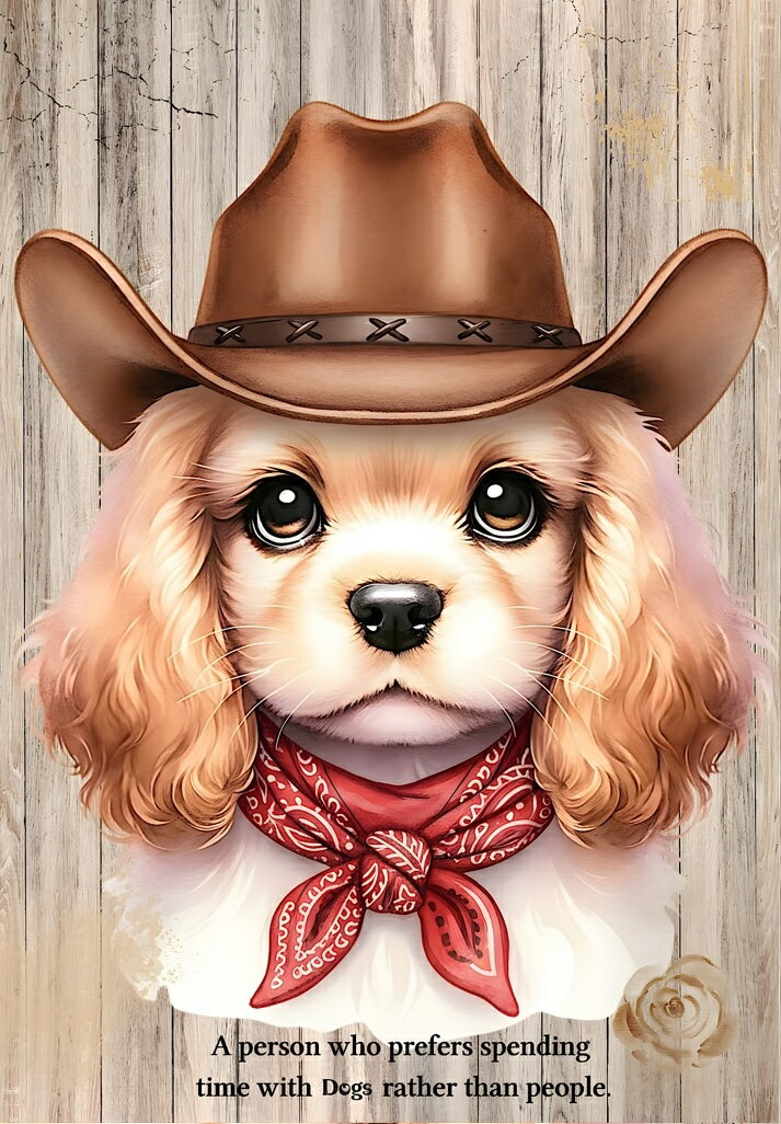 Rakuten - 新入荷 オリジナル 生地 犬 ブロックデザイン ハンドメイド素材 パネル生地 キャバリアキングチャールズスパニエル