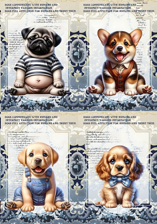Other - 新入荷 オリジナル 生地 犬 ブロックデザイン ハンドメイド素材 クラフト パネル生地 キャバリアキングチャールズスパニエル コーギー パグ ラブラドールリトリバー