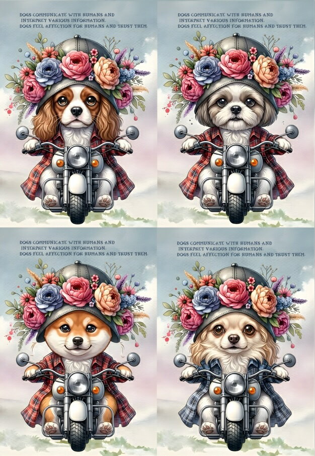 Rakuten - 新入荷 オリジナル 生地 シーズー キャバリアキングチャールズスパニエル 柴犬 チワワ パネル生地