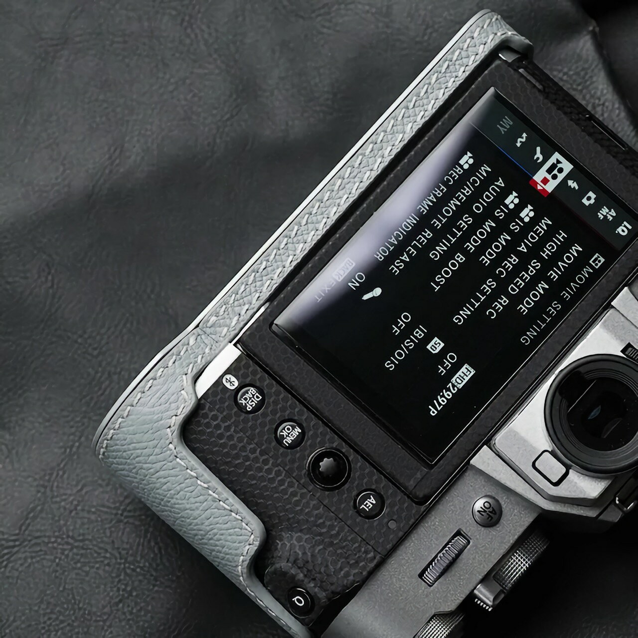 【Mr.Stone】フジフィルム X-T50 専用 本革 ボディケース