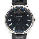 IWC　ポートフィノ　IW544801　ムーンフェイズ　SS/革　手巻き　ヴィンテージコレクション　 ...