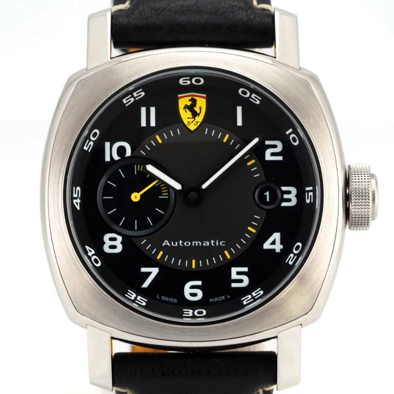 パネライ　PANERAI　フェラーリ　スクーデリア　FER00002　スモールセコンド　SS/革　オ ...