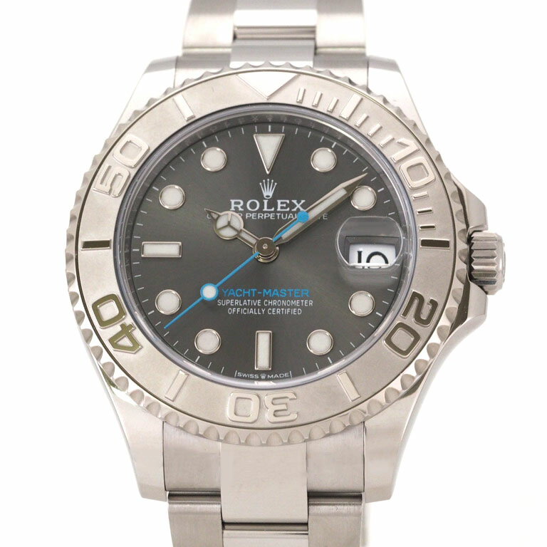 ロレックス　ROLEX　ヨットマスター　40　126622　　WG/SS　オートマ　2022年2月ギャラ　新ギャラ　スレート　ダークロジウム　ランダム　【未使用】　【リッチタイム】【中古】