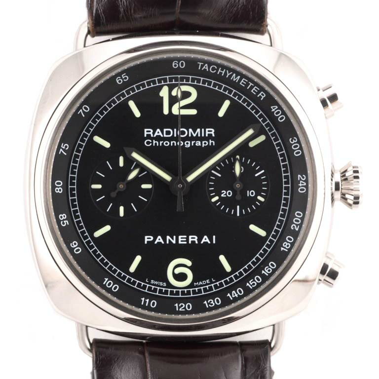 パネライ　PANERAI　ラジオミール　PAM00288　クロノグラフ　SS/革　オートマ　J番　【 ...