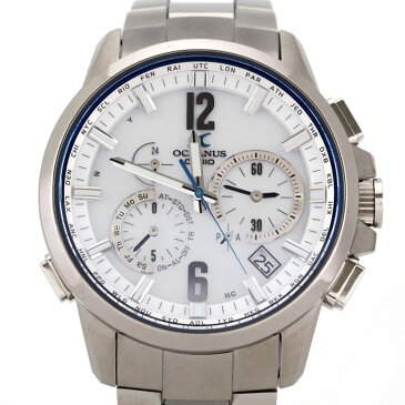 カシオ CASIO オシアナス OCW-T2000-7AJF ソーラー電波 チタン クォーツ タフソーラー 【リッチタイム】【中古】