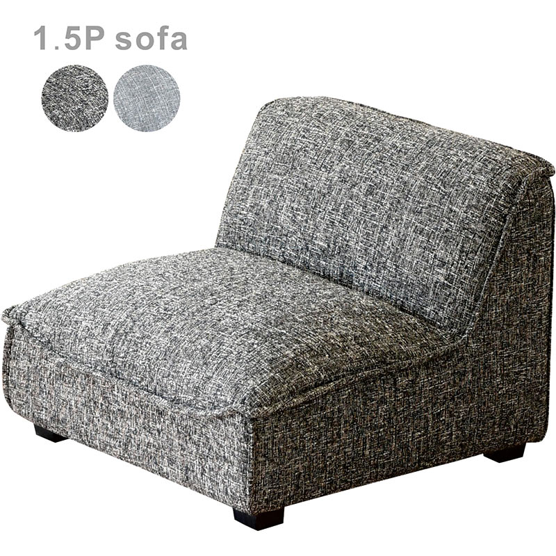 材質 ■張地：ファブリック(布地) ■座面：Sバネ・ウレタン ■背もたれ：ウェービングベルト・ウレタン ■脚部：木製 サイズ 本体：幅86×奥行86×高さ68(座面高さ35)cm 座面：奥行54cm／背もたれ：高さ38cm 色 グレー・ブラ...