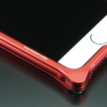 ギルドデザイン iPhone8 Plus iPhone7Plus エヴァ ケース エヴァンゲリオン Matte RED 式波・アスカ・ラングレー アルミバンパー アルミ バンパー スマホ カバー 耐衝撃 GILD design bumper iPhone8plus / iPhone7 plus