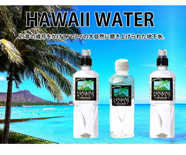 ハワイウォーター【500ml×12本 正規品販売店】【送料無料/沖縄・離島への配送不可】純度99%/あす楽/Hawaii water/ナチュラルウォーター/ウルトラピュアウォーター/ペットボトル/水/天然水/海外セレブ/海外ボトル/おしゃれボトル/飲みやすい/美味しい/おしゃれ/かわいい
