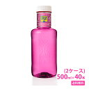 2箱セット★【500ml PET×40本(2ケース)　ピンクボトル】【送料無料/沖縄・離島への配送不可】ソラン・デ・カブラス/王族も求めた名水/SOLAN DE CABRAS/ペットボトル/スペイン/あす楽/送料無料/おしゃれ/ナチュラルミネラルウォーター/ソランデカブラス/ピンク/サッカー