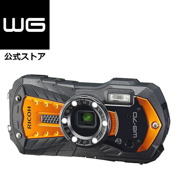 激安を販売 PENTAX Optio レッド　防水、防塵、耐衝撃‼︎ WG-2 デジタルカメラ
