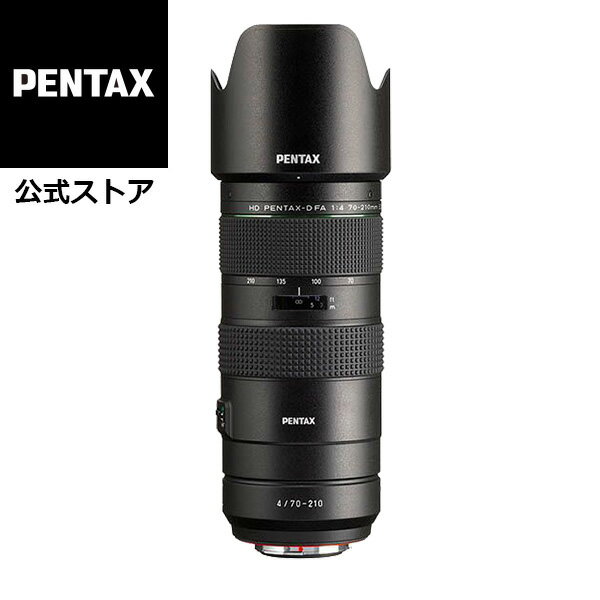 HD PENTAX-D FA 70-210mmF4ED SDM WR（ペンタックス フルサイズ Kマウント 望遠ズームレンズ 軽量 接写 望遠マクロ 運動会 スポーツ）【安心のメーカー直販】