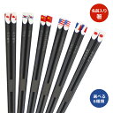 【限定セール・売り切れ御免!】国旗入り 名入れ 箸【6種類・23cm・単品】<箸 名入れ><名入れ プレゼント>■国旗 イラスト 土産 名入れ箸 外国人 プレゼ...