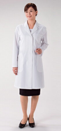 女子診察衣[シングル]EM3035　白
