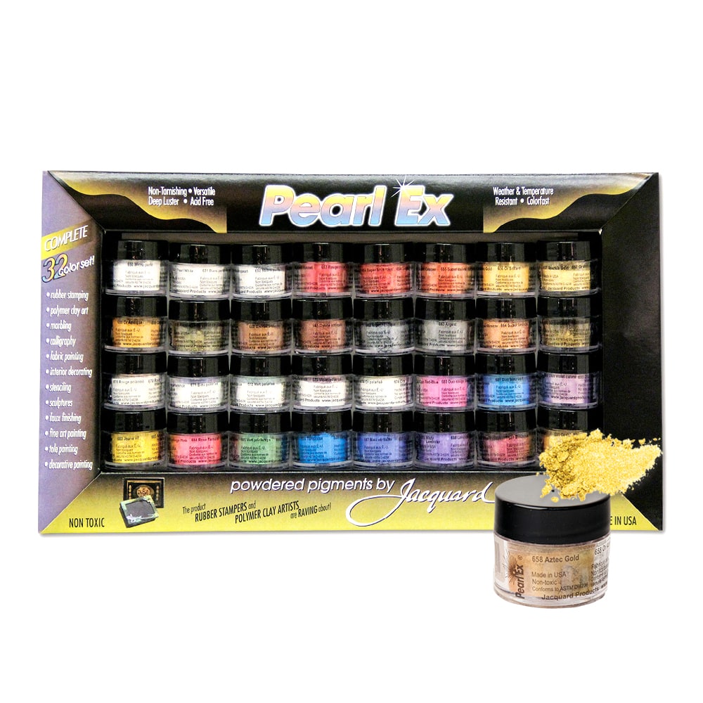 【Jacquard(ジャカード)社製】パールEX 3g 32色セット パールEXパウダー
