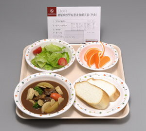 糖尿病性腎症患者食品模型 12種
