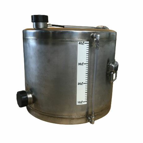 【直送：アグリベース四万十】フォッガーCJ-400用　40Lタンク（ステンレス）【沖縄配送不可】