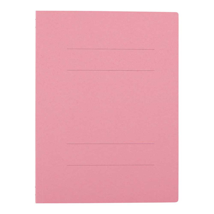 【日本ノート】アピカ　フラットファイル A4-S（タテ型・長辺綴じ） ピンク　[HL1054N]