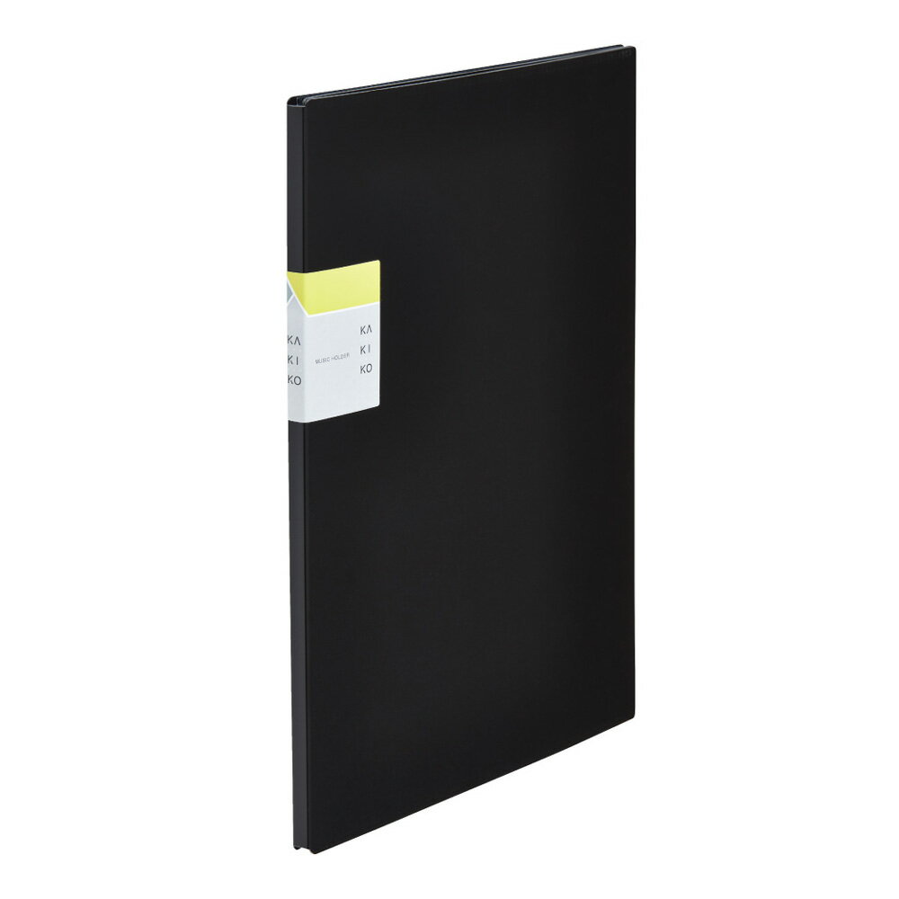 【キングジム】カキコ　楽譜ホルダー　3面　[8635-BK]　【1個まで追跡可能メール便対応可能】