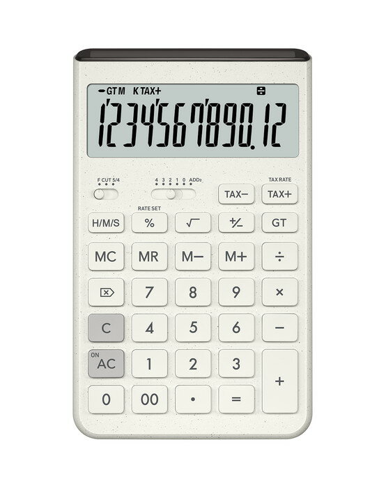 【カシオ】デザイン電卓 Comfy　オフホワイト　[JT-200T-WE-N]