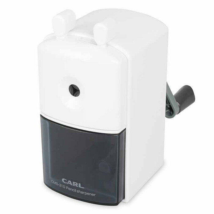 【カール】鉛筆削り ホワイト 手動　[CMS-310-W]