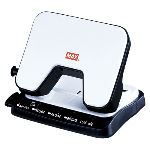 【マックス】軽あけパンチ SCOOVA スクーバパンチ （ホワイト)　[DP-25T/W]