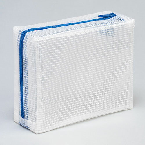 【マグエックス】メッシュケース　デカマチ　A6判　マチ60mm　[MMCL-A6-D]