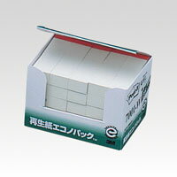 【スリーエム】ポストイット 再生紙 見出し エコノパック 15×50mm 白（赤帯) （25個入)