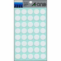 【エーワン】カラーラベル 丸型15mm径　白　（560片)　[07030]　【5個まで追跡可能メール便対応可能】のサムネイル